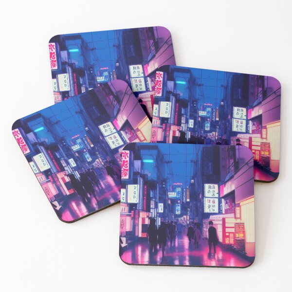 Item preview, Raining in Neon Lit Tokyo designed and sold by DesignerKin.
