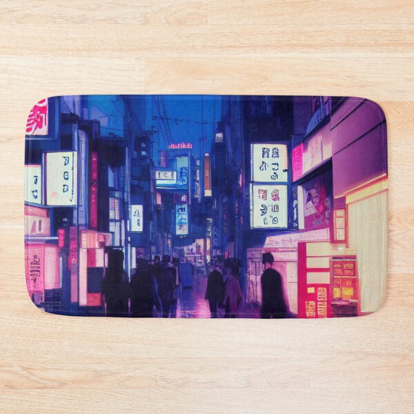 Item preview, Raining in Neon Lit Tokyo designed and sold by DesignerKin.