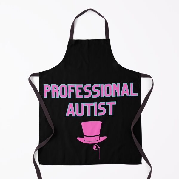Item preview, Professional Autist Pink Top Hat and Monocle designed and sold by Forethoughts.