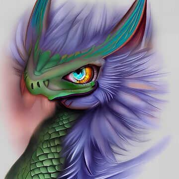 Artwork thumbnail, Cute Fuzzy Baby Dragon by dragynrain