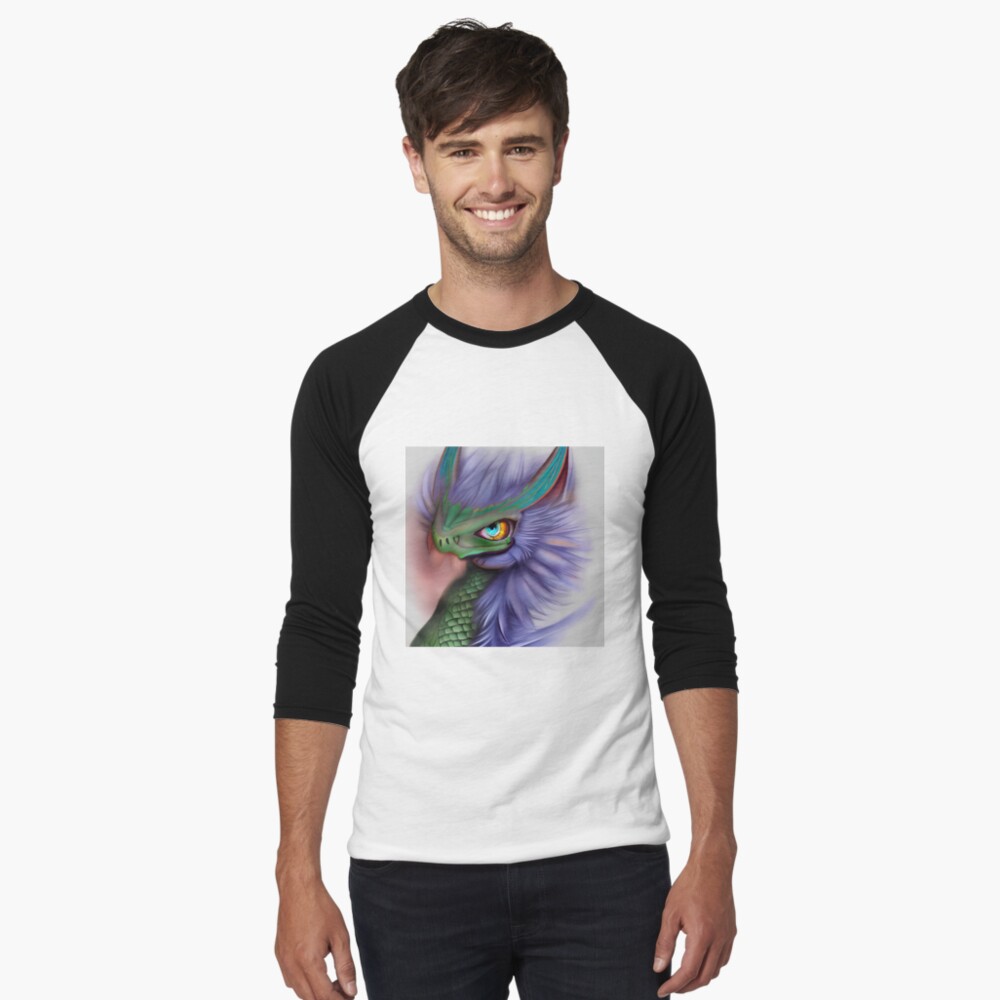 Item preview, Baseball ¾ Sleeve T-Shirt designed and sold by dragynrain.