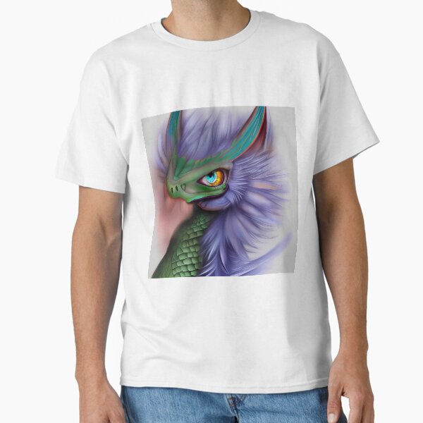 Cute Fuzzy Baby Dragon Classic T-Shirt
