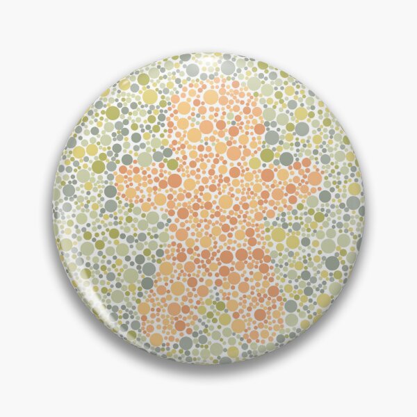 Item preview, Gingerbread Man | Ishihara Plates | Optometry | Color Blind | Colorful | Test | Cute designed and sold by Envisionaries1.