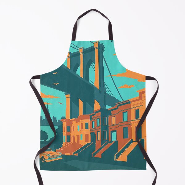 Item preview, Brooklyn travel poster designed and sold by KAY Artists.