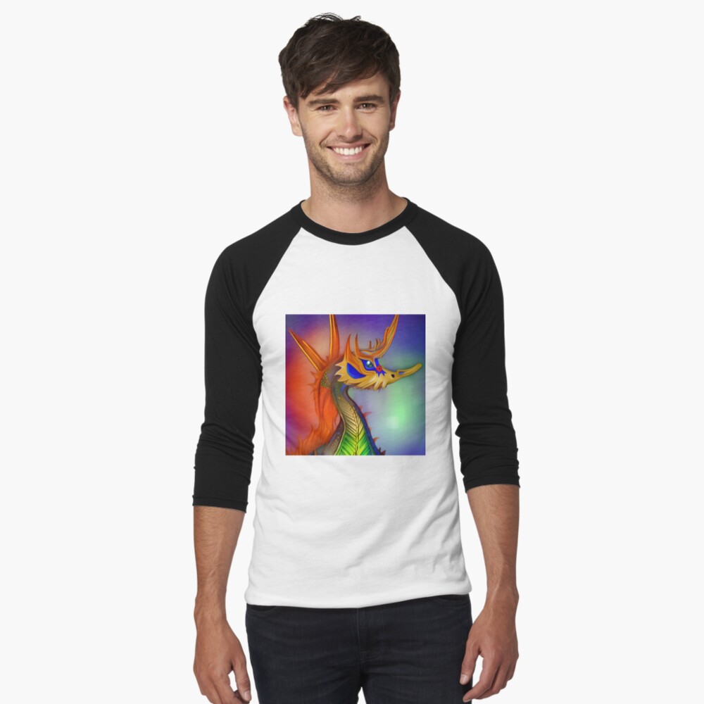 Item preview, Baseball ¾ Sleeve T-Shirt designed and sold by dragynrain.