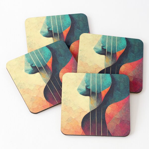 Item preview, Ode to Strings I - vintage graphic art designed and sold by NickMateo.
