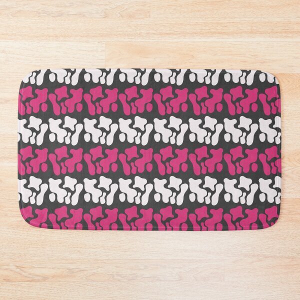 Item preview, Pink and white pattern with gray background .  designed and sold by bayanabufadda.