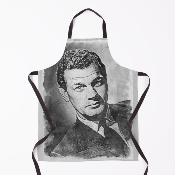 Item preview, Joseph Cotten Art - watercolor bw - D18 designed and sold by DecoVintage.