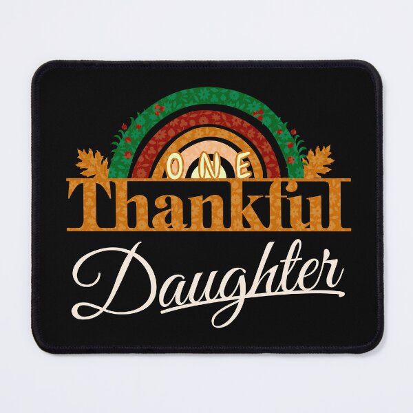 Item preview, One Thankful Daughter (Boho Rainbow 2) designed and sold by SimplyMe-Plus.