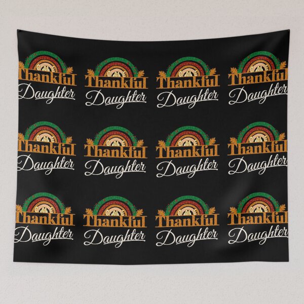 Item preview, One Thankful Daughter (Boho Rainbow 2) designed and sold by SimplyMe-Plus.