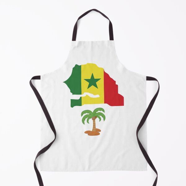 Item preview, Senegal Map Flag designed and sold by Tienda-Vane.