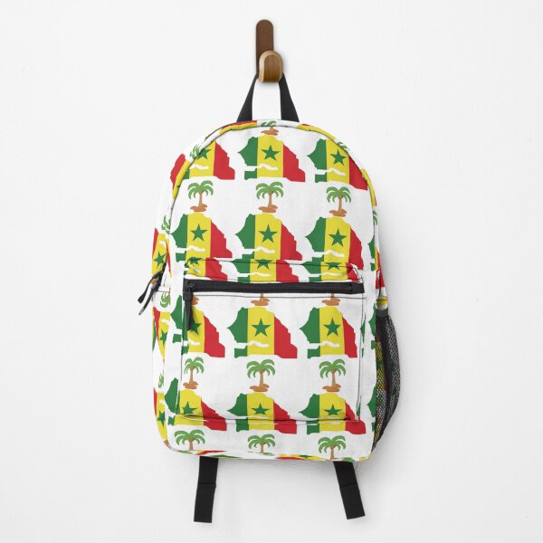 Item preview, Senegal Map Flag designed and sold by Tienda-Vane.