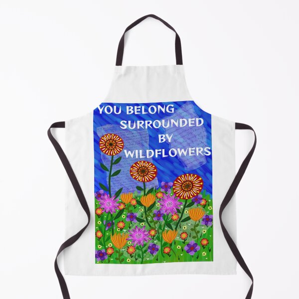 Item preview, Radical Feminist Humanist Quote - You Belong Surrounded By Wildflowers designed and sold by LethalPixieDust.