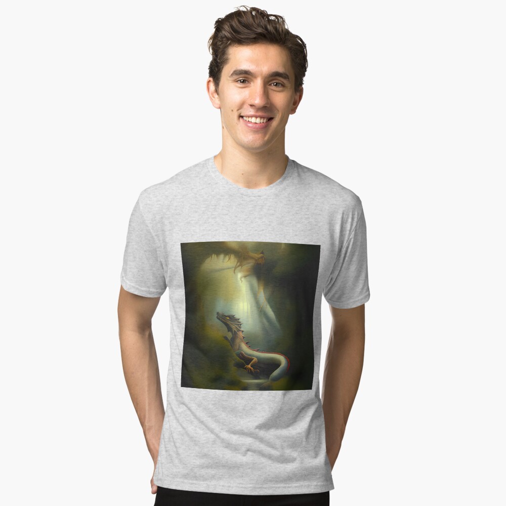 Item preview, Tri-blend T-Shirt designed and sold by dragynrain.