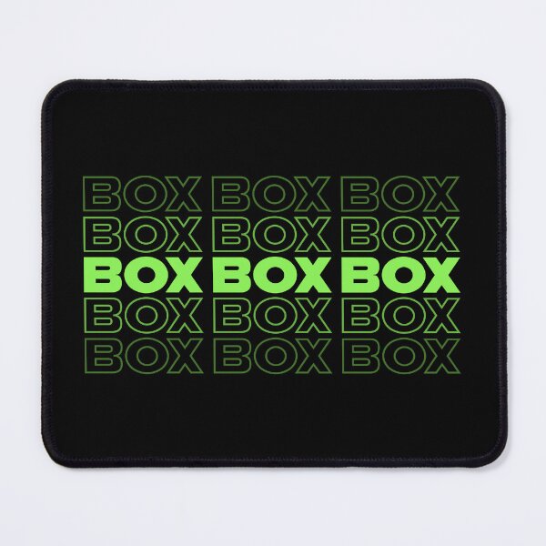 Item preview, Box Box Box F1 Faded Green Text Design designed and sold by David Speed Design.