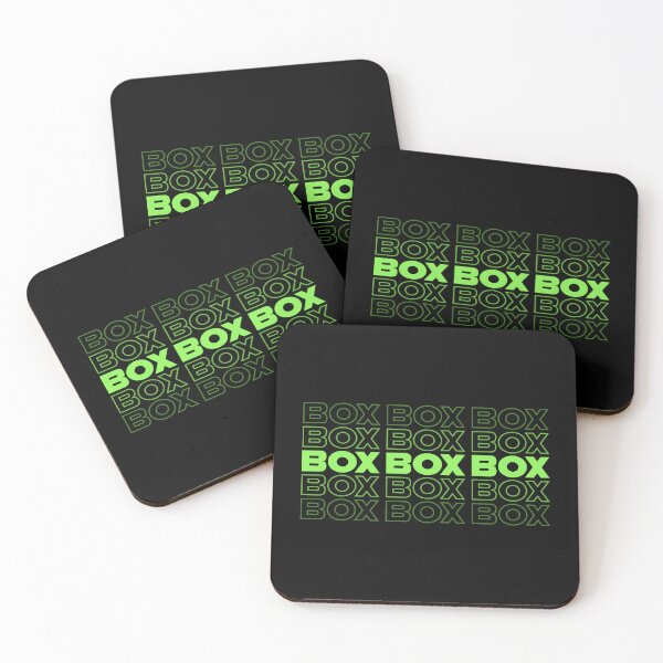 Item preview, Box Box Box F1 Faded Green Text Design designed and sold by David Speed Design.