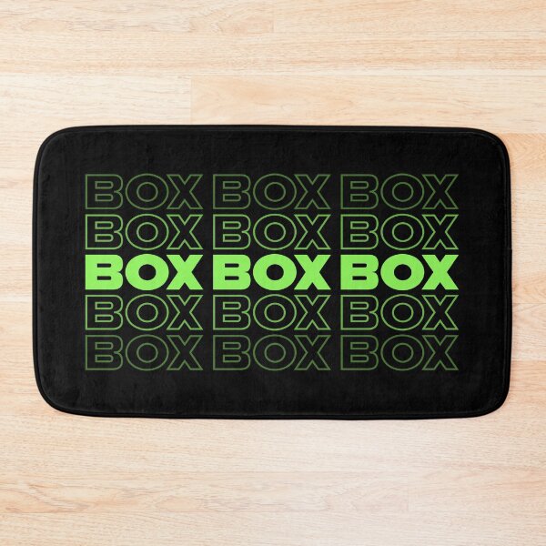 Item preview, Box Box Box F1 Faded Green Text Design designed and sold by David Speed Design.