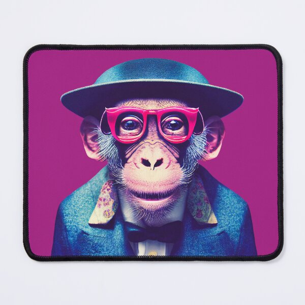 Item preview, Sticker Cool Monkey designed and sold by RazorGirlRose.