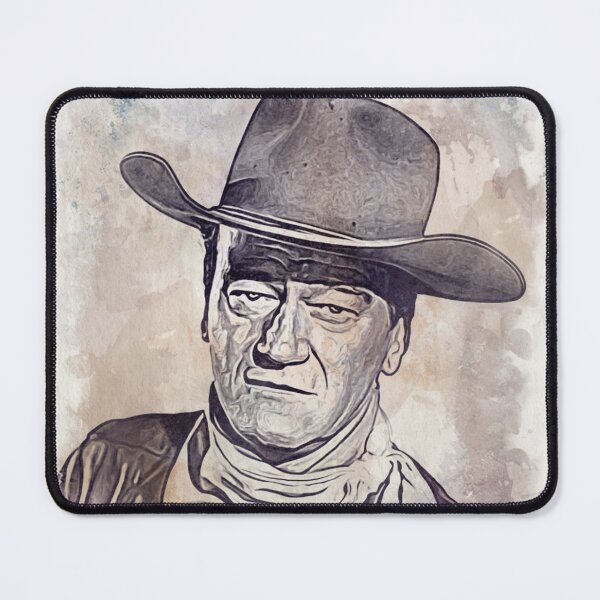 Item preview, John Wayne Art - watercolor vintage - D19 designed and sold by DecoVintage.