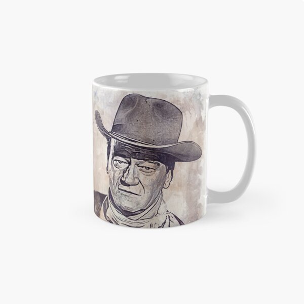 Item preview, John Wayne Art - watercolor vintage - D19 designed and sold by DecoVintage.