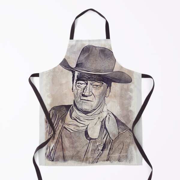 Item preview, John Wayne Art - watercolor vintage - D19 designed and sold by DecoVintage.