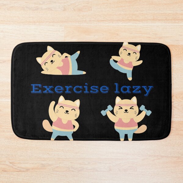 Item preview, Exercise lazy (Exercises for lazy cats) designed and sold by The-Blue-Feline.