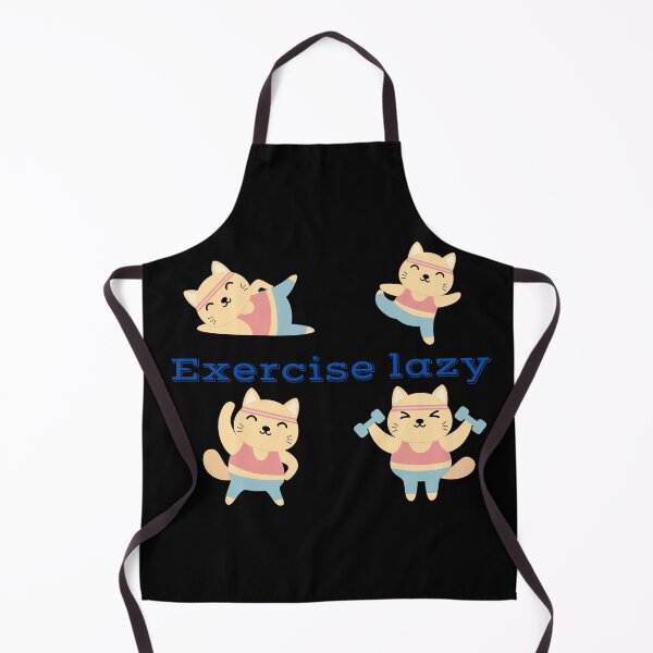 Item preview, Exercise lazy (Exercises for lazy cats) designed and sold by The-Blue-Feline.