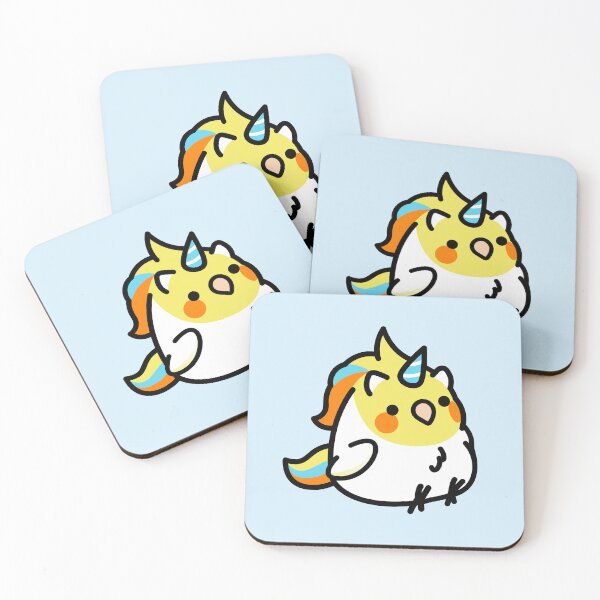 Item preview, Unicorn Cockatiel Scooty designed and sold by birdhism.