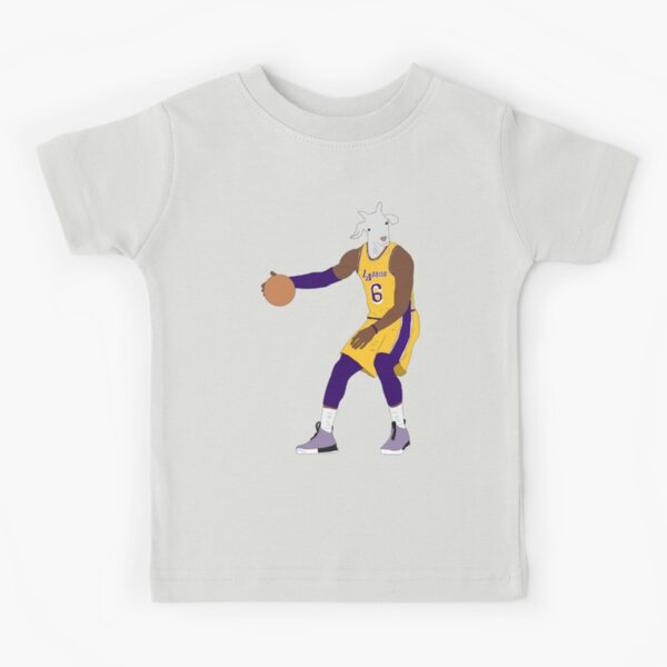 NBA La Lakers Youth LeBron James The Goat T-Shirt Size: Medium