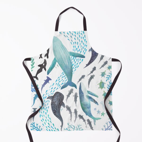 Artikel-Vorschau von Haie, Buckelwale, Orcas und Schildkröten Ocean Play Print, designt und verkauft von jesschampagne.
