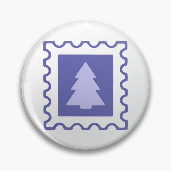 Item preview, Christmas Tree Post Stamp designed and sold by TasimaDesign.
