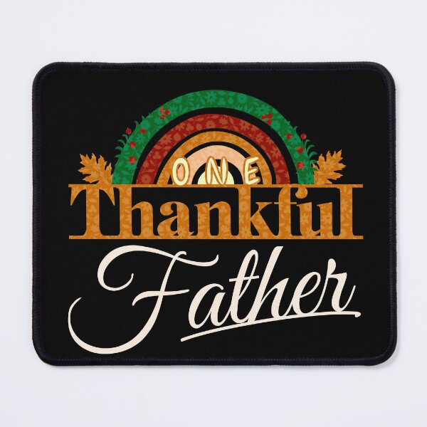 Item preview, One Thankful Father (Boho Rainbow 2) designed and sold by SimplyMe-Plus.