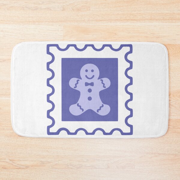 Item preview, Christmas Cookie with Purple Frosting Post Stamp designed and sold by TasimaDesign.
