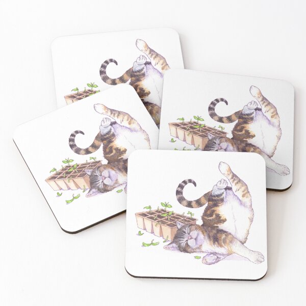 Item preview, My Cat Ate My Seedlings designed and sold by Wendy Edelson.