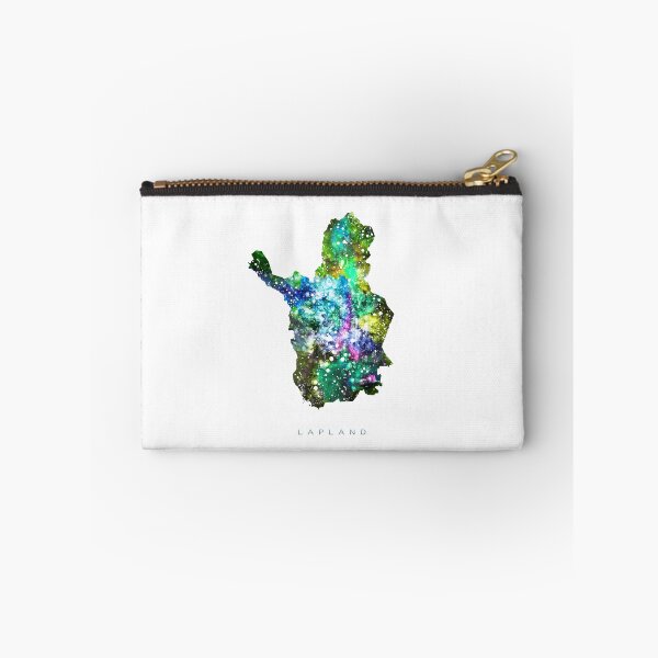 Item preview, Lapland Map Watercolor Painting designed and sold by InkistPrints.