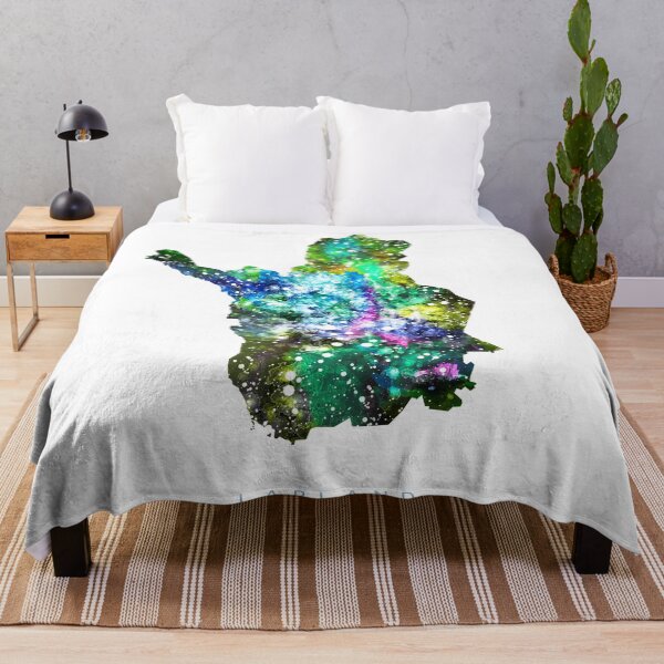 Item preview, Lapland Map Watercolor Painting designed and sold by InkistPrints.
