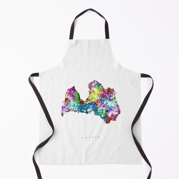 Item preview, Latvia Map Watercolor Painting designed and sold by InkistPrints.