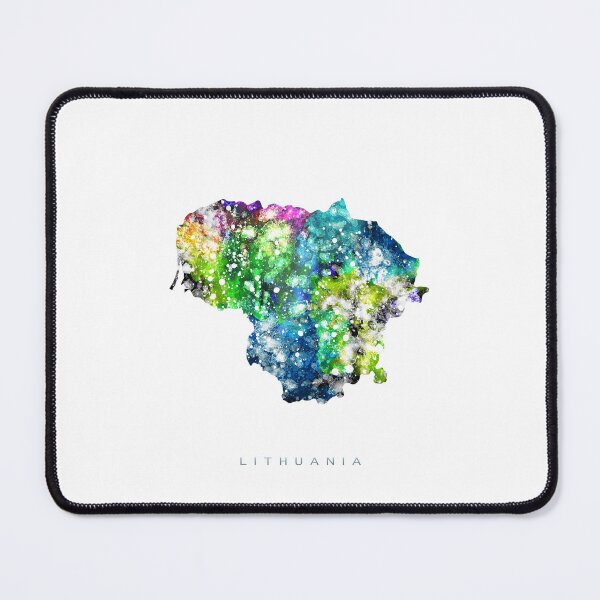 Item preview, Lithuania Map Watercolor Painting designed and sold by InkistPrints.