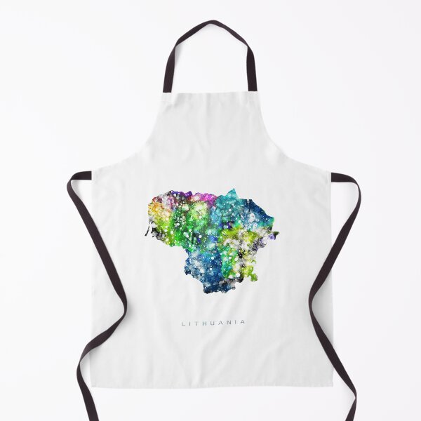 Item preview, Lithuania Map Watercolor Painting designed and sold by InkistPrints.