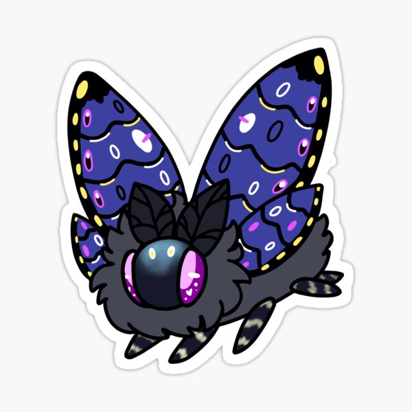 Polyphemus Moth Sticker — Andrea Dingeldein