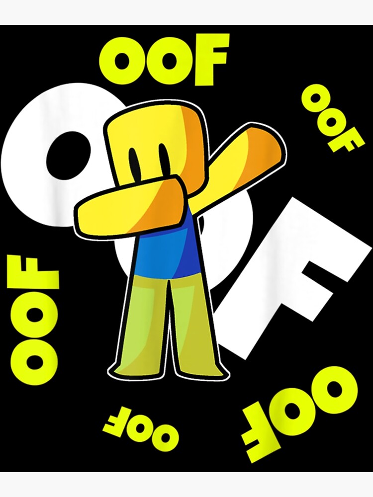 Cute Gaming Noob - OOF Meme Dabbing Dab Noob Gamer Boy Sticker