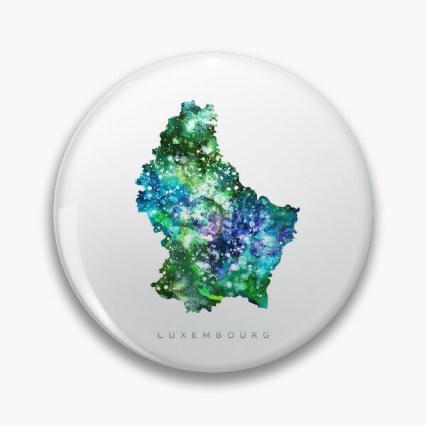 Item preview, Luxembourg Map Watercolor Painting designed and sold by InkistPrints.