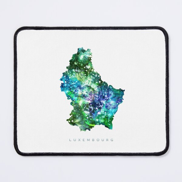 Artikelvorschau, Luxemburg-Karte-Aquarell-Malerei entworfen und verkauft von InkistPrints.