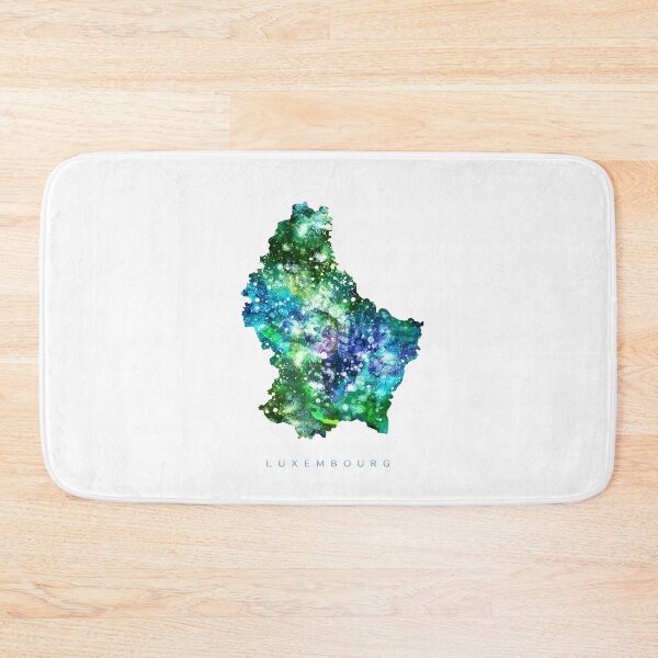 Item preview, Luxembourg Map Watercolor Painting designed and sold by InkistPrints.