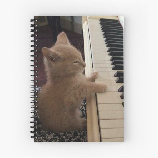 Item preview, gato del piano designed and sold by Molchyn.