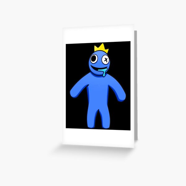 Rainbow friends cute blue baby Greeting Card for Sale by Color