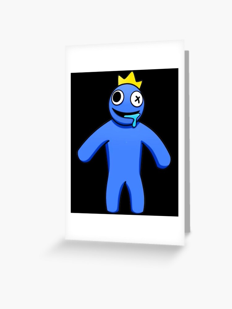 Rainbow friends cute blue baby | Greeting Card