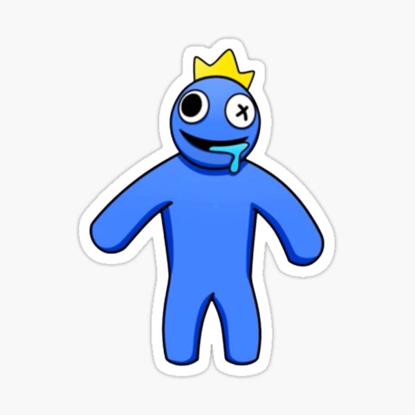 Blue Character Rainbow Friends Roblox Neon Christmas Gift 