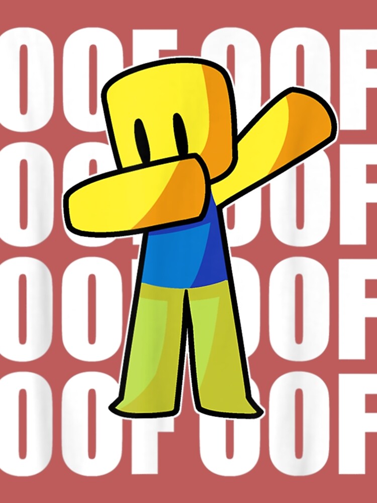 Cute Gaming Noob - OOF Meme Dabbing Dab Hand Drawn Noob Gamer | Sticker