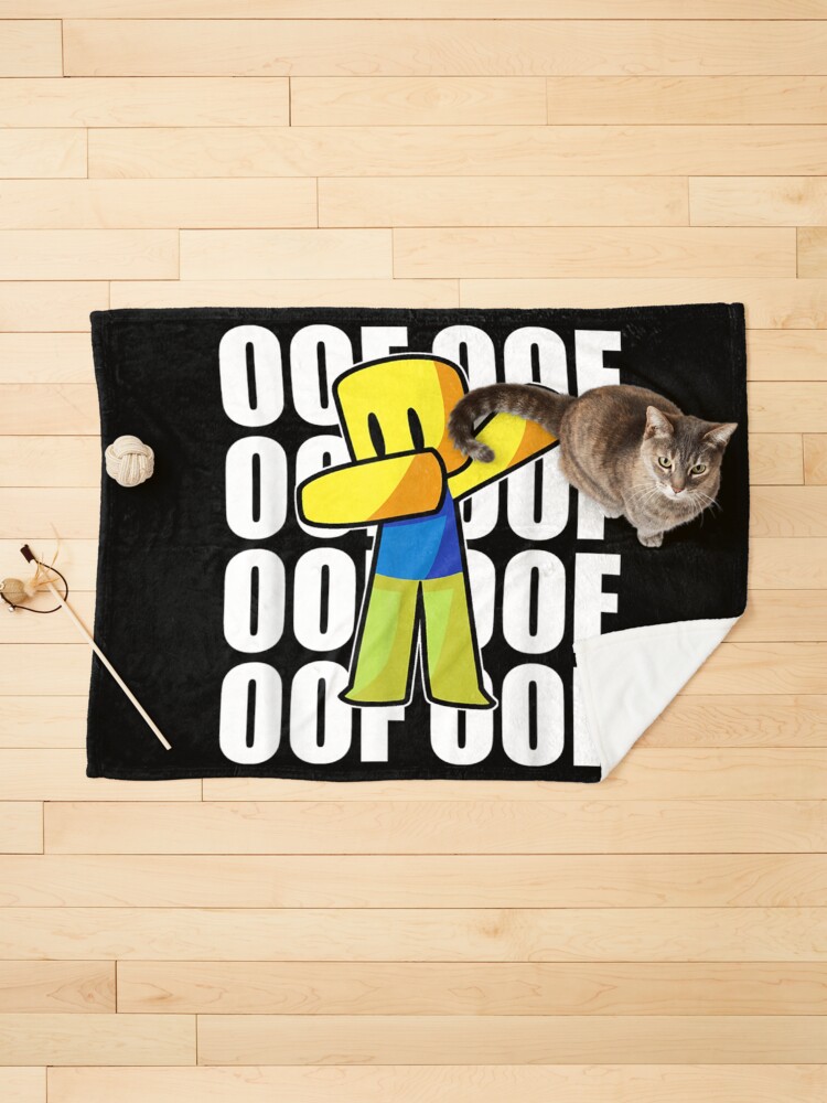 Dabbing die noob - Roblox Fleece Blanket